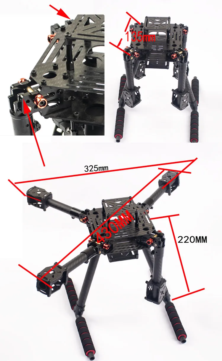 Drone Flyroun LX350 PRO 350mm  - Thermal Imager Drone Gimbal recensione e prezzo
