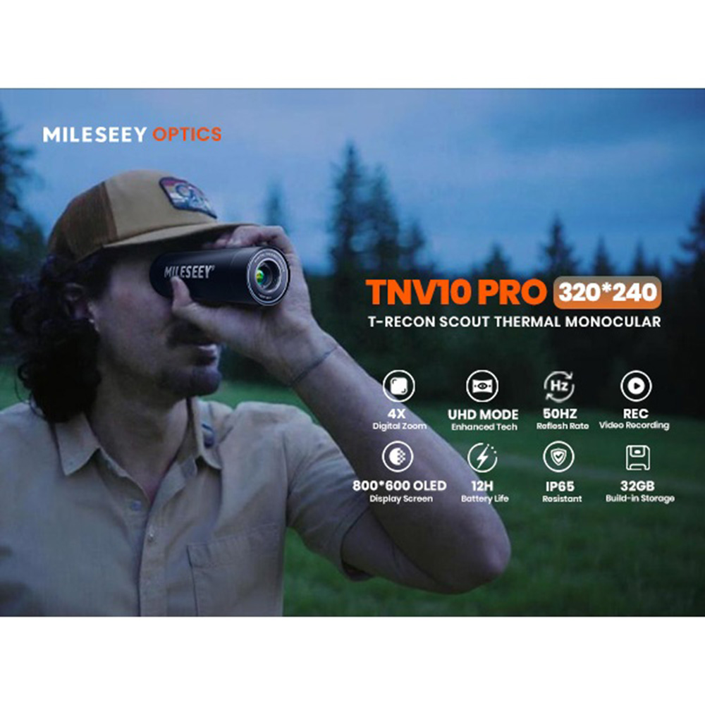 MILESEEY TNV10 PRO Risoluzione - Thermal Scope Night Vision Monocular recensione e prezzo